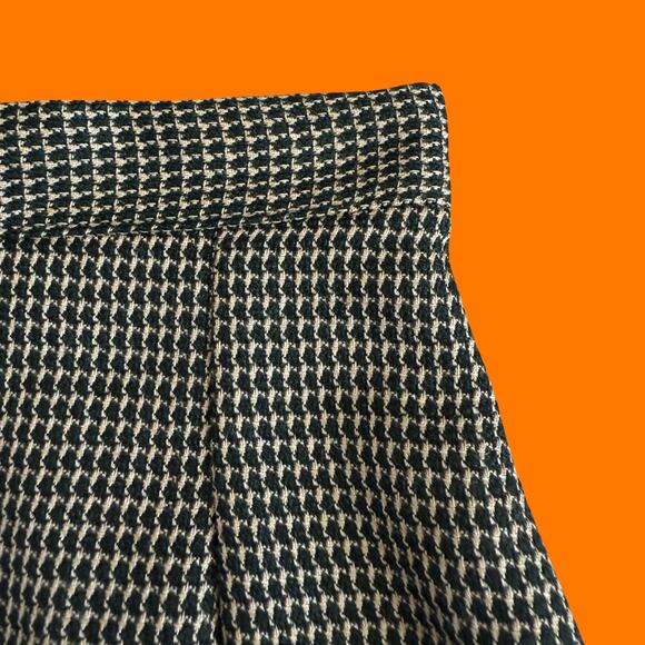 90's vintage houndstooth high waisted pencil mini skirt Size 5 byer too! - Picture 2 of 7